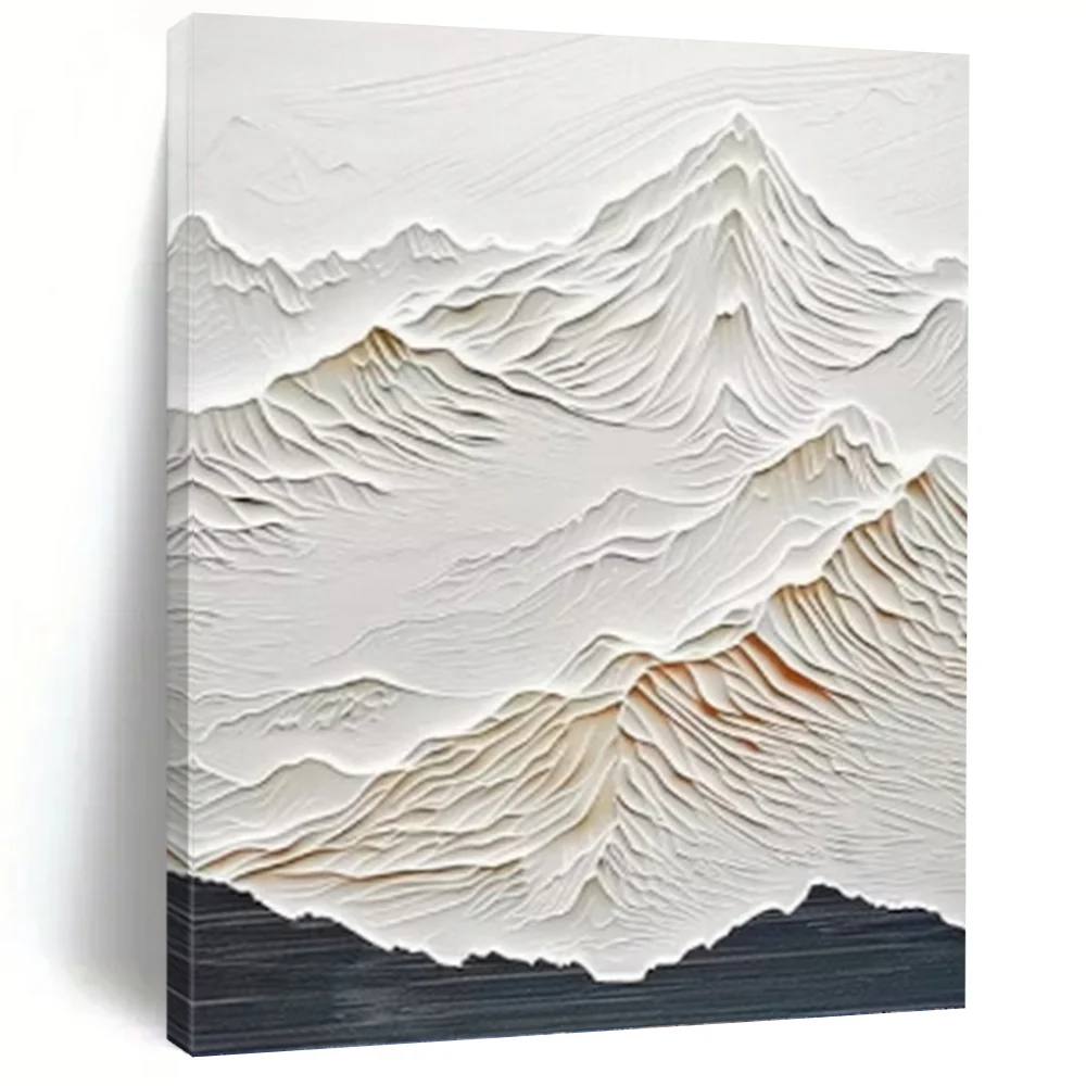 Big Bedroom Mountain - big canvas print for farmhouse decor
